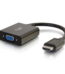 HDMI TO VGA M-F CONVERTOR WITH 7 INCH CABLE BLACK