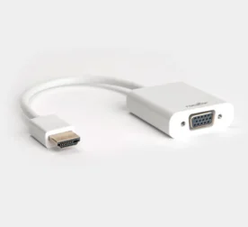 HDMI TO VGA M-F CONVERTOR WITH 7 INCH CABLE WHITE