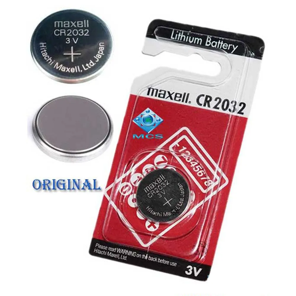Maxell CR2032 Coin Type 3V Lithium CMOS/BIOS Battery - Image 1