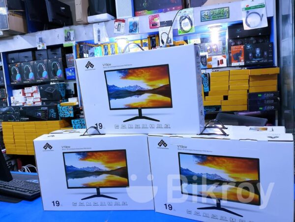 PCV LED MONITOR 19 INCH (VGA, HDMI) WIDE BLACK