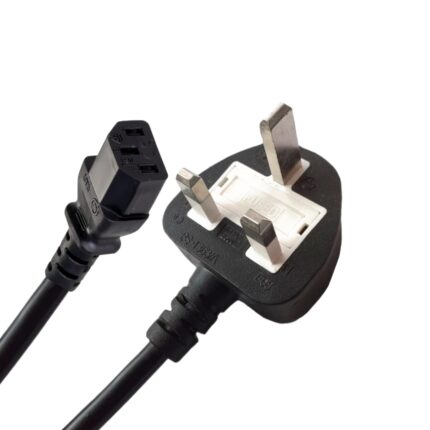 POWER CABLE 3 PIN WITH WHITE FUSE 1.5M