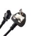 POWER CABLE 3 PIN WITH WHITE FUSE 1.5M