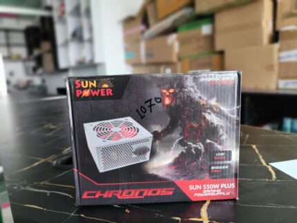 POWER SUPPLY SUN POWER 550W PSU-ATX-S50WATT 12CM RED FAN