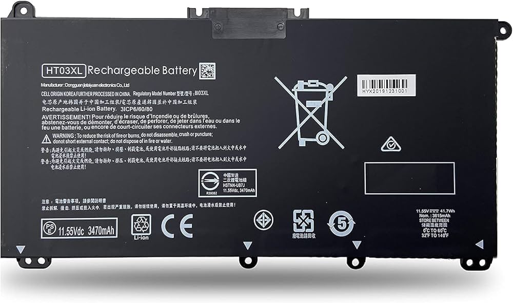 Laptop Battery HT03XL for HP Pavilion