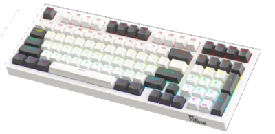 PC POWER K98 RGB Mechanical Keyboard White