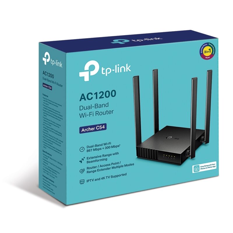 TP-LINK DUAL BAND AC1200 ROUTER C54