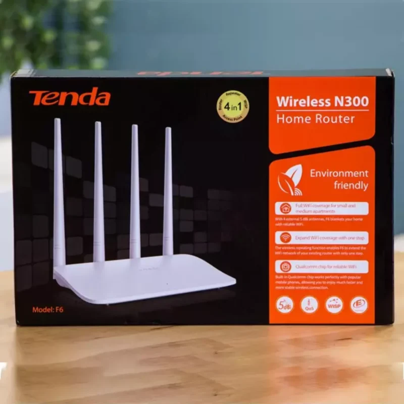 Tenda F6 300mbps N300 4 Antenna Wifi Router