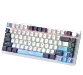 PC Power K82 RGB Mechanical Keyboard Dark Blue Red Switch