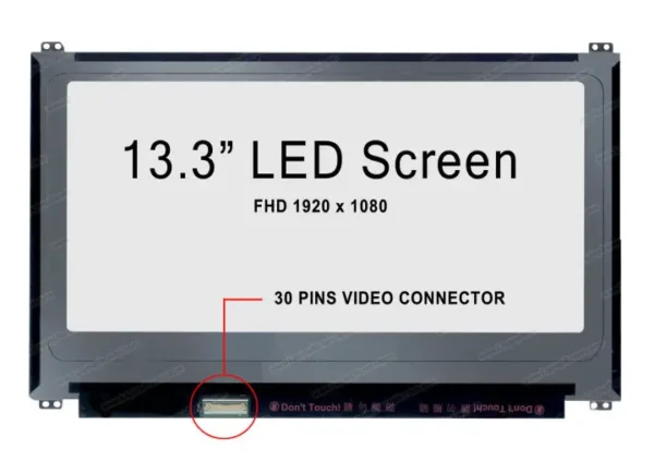 13.3_ Hi-Res Ultra Slim Borderless Laptop Display – Full HD (30-Pin)